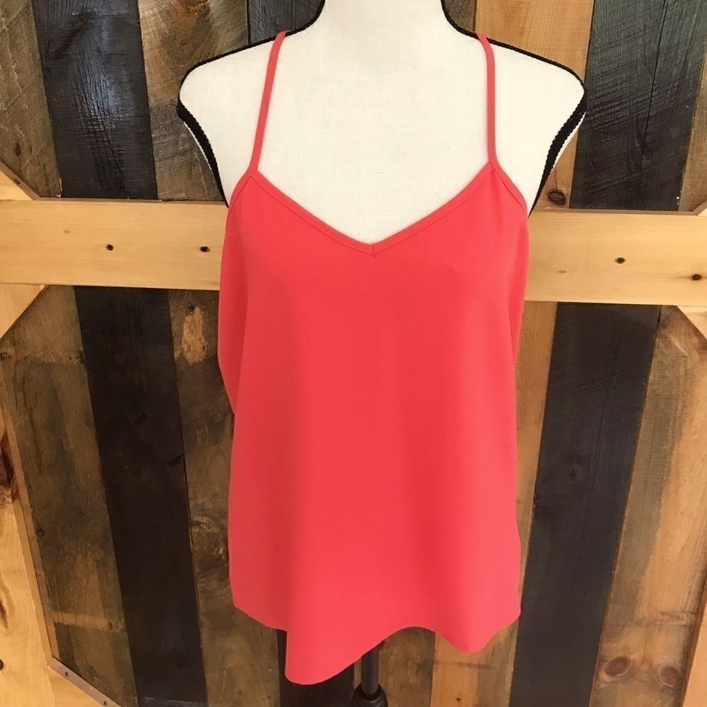 Anthropologie Paper Crane spaghetti strap top, S